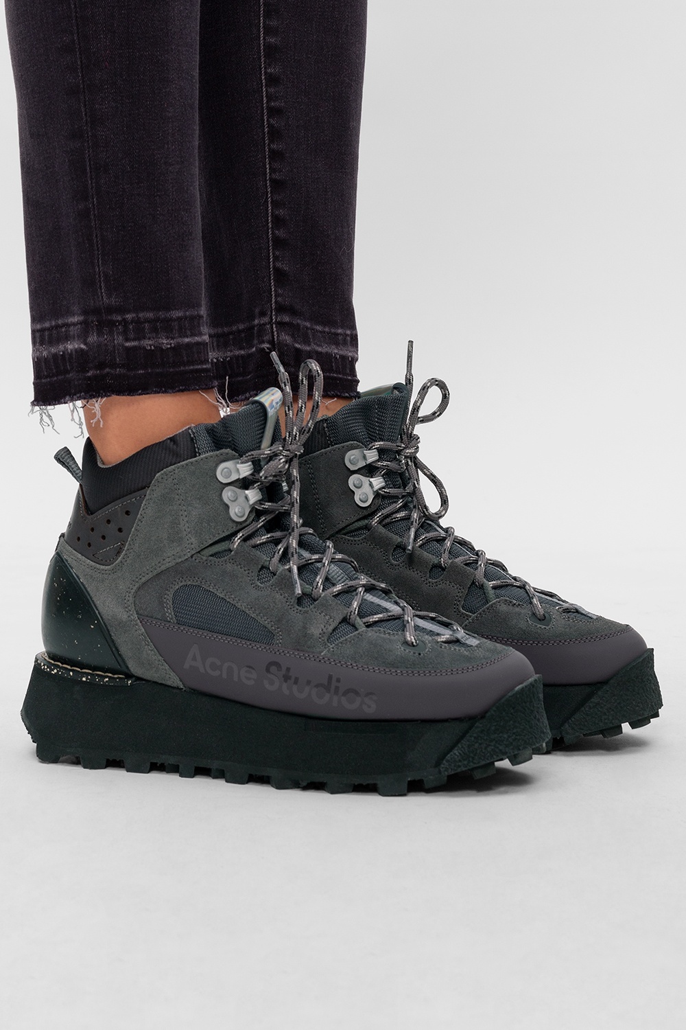 Acne studios hiking discount boots